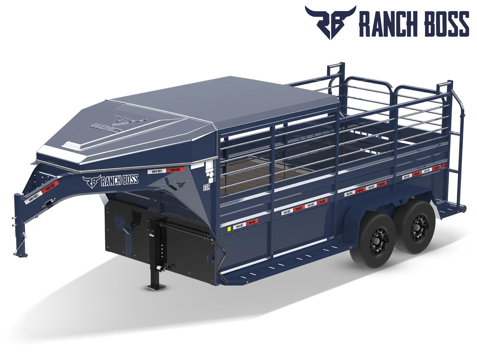 Ranch Boss 1/2 Top Gooseneck Livestock Trailer - Stryker Dealership Group