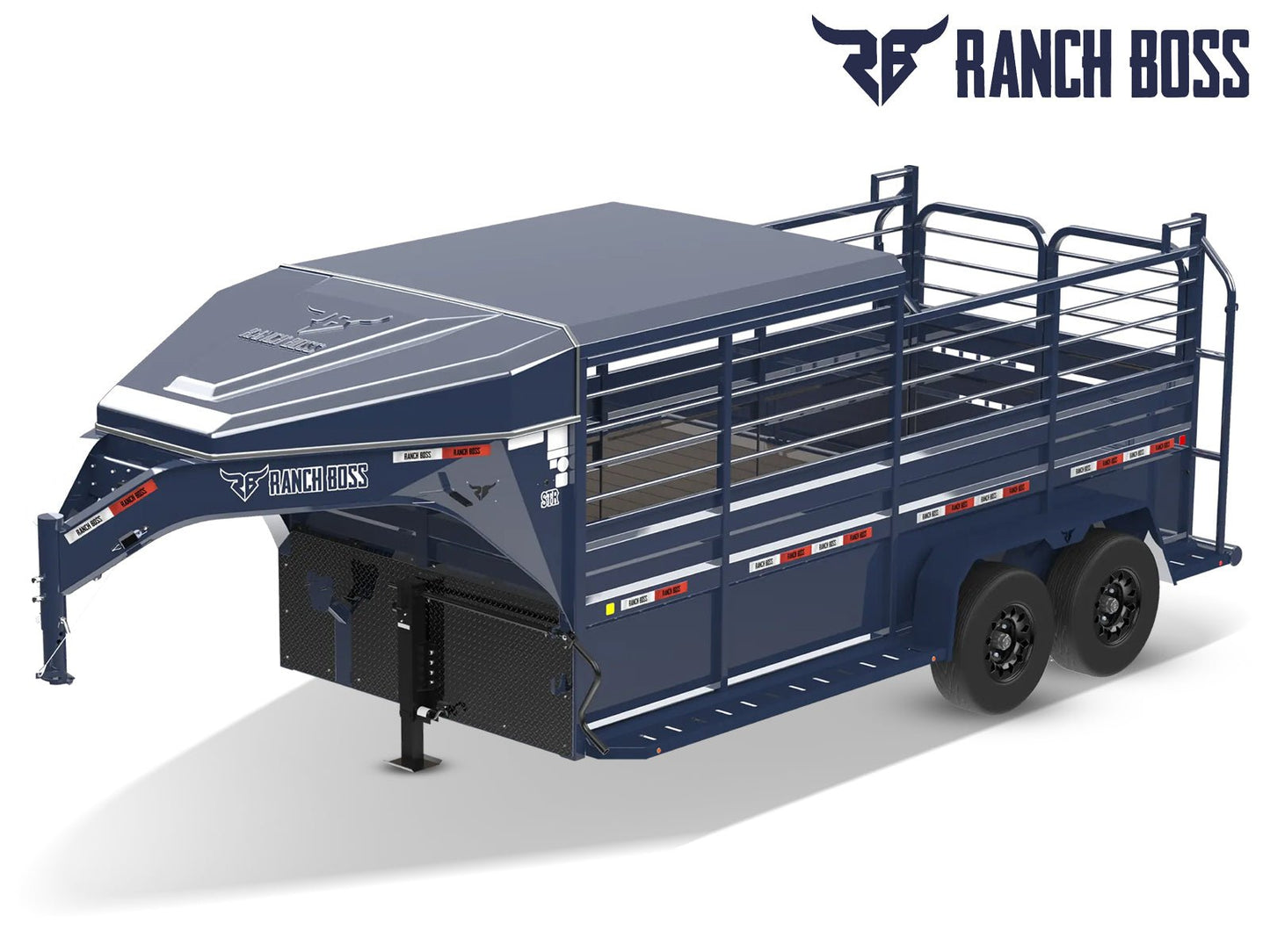 Ranch Boss 1/2 Top Gooseneck Livestock Trailer - Stryker Dealership Group
