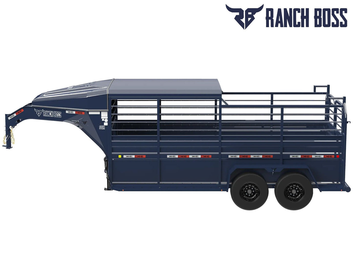 Ranch Boss 1/2 Top Gooseneck Livestock Trailer - Stryker Dealership Group