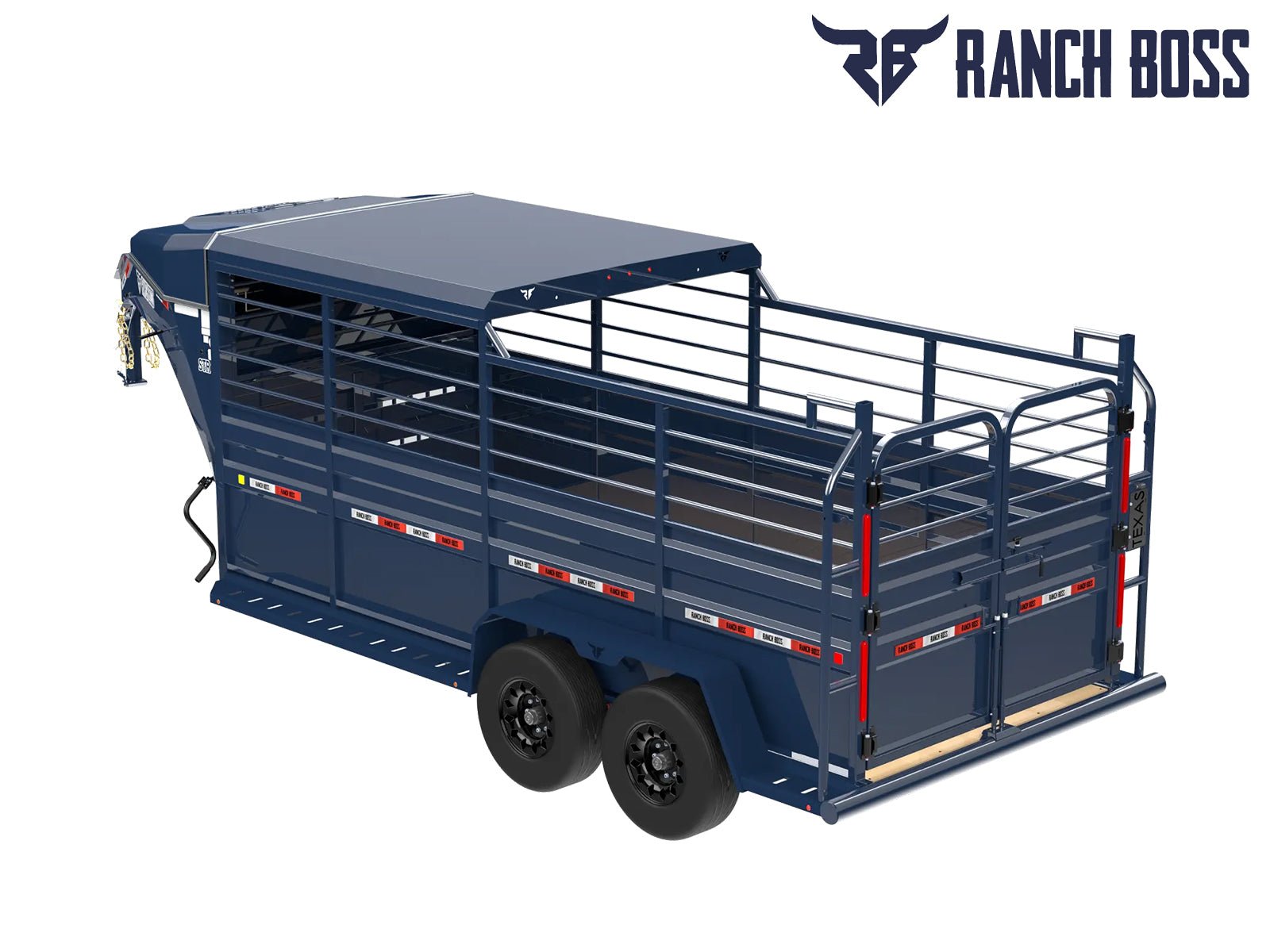 Ranch Boss 1/2 Top Gooseneck Livestock Trailer - Stryker Dealership Group