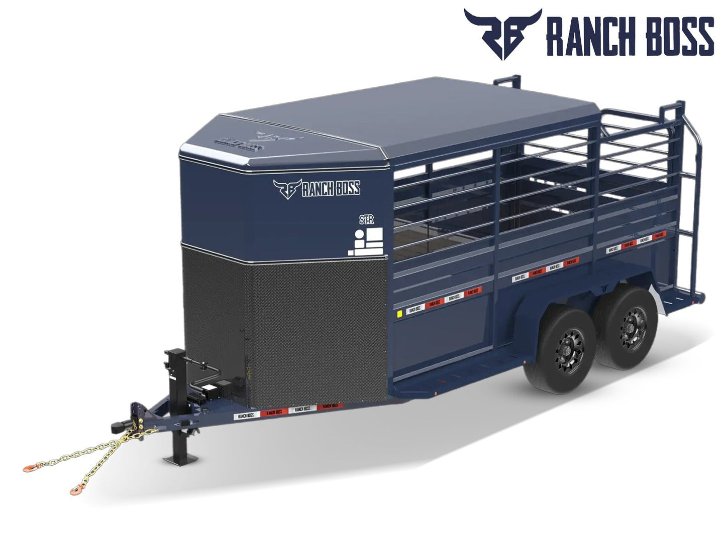 Ranch Boss 3/4 Top Bumper Pull Livestock Trailer - Stryker Dealership Group
