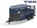 Ranch Boss 3/4 Top Bumper Pull Livestock Trailer - Stryker Dealership Group