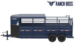 Ranch Boss 3/4 Top Bumper Pull Livestock Trailer - Stryker Dealership Group