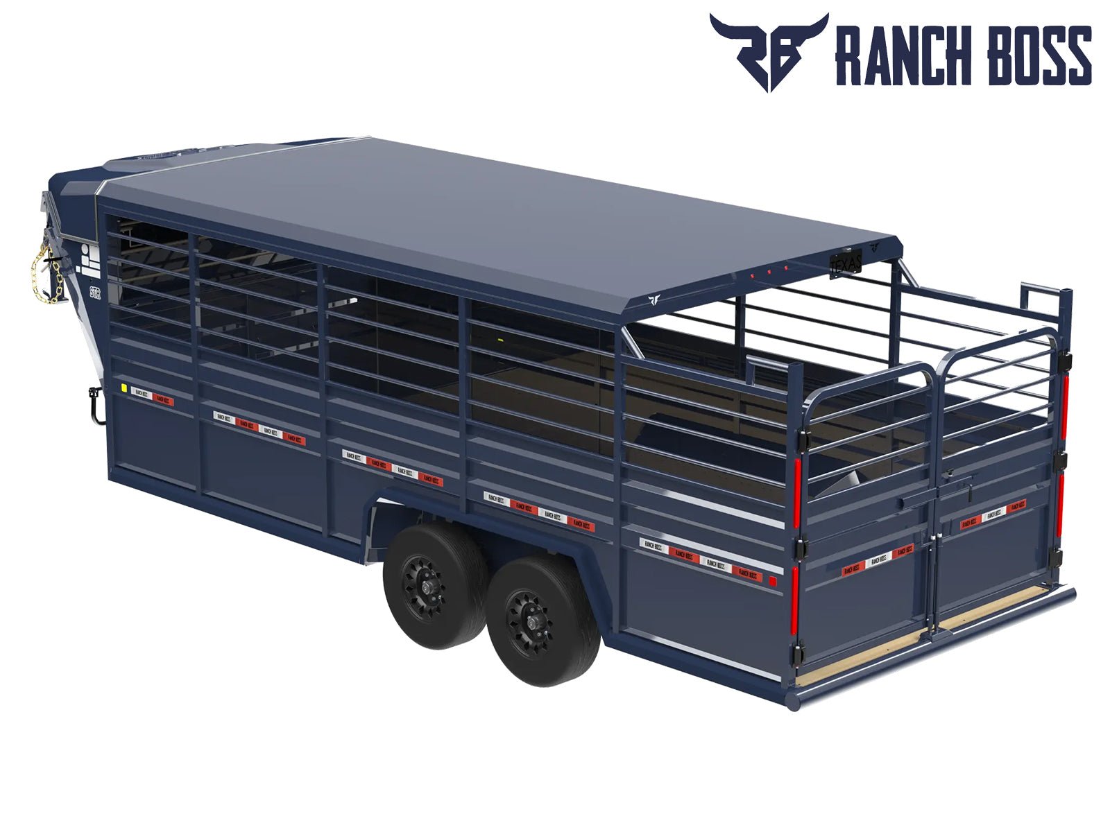 Ranch Boss 3/4 Top Gooseneck Livestock Trailer - Stryker Dealership Group