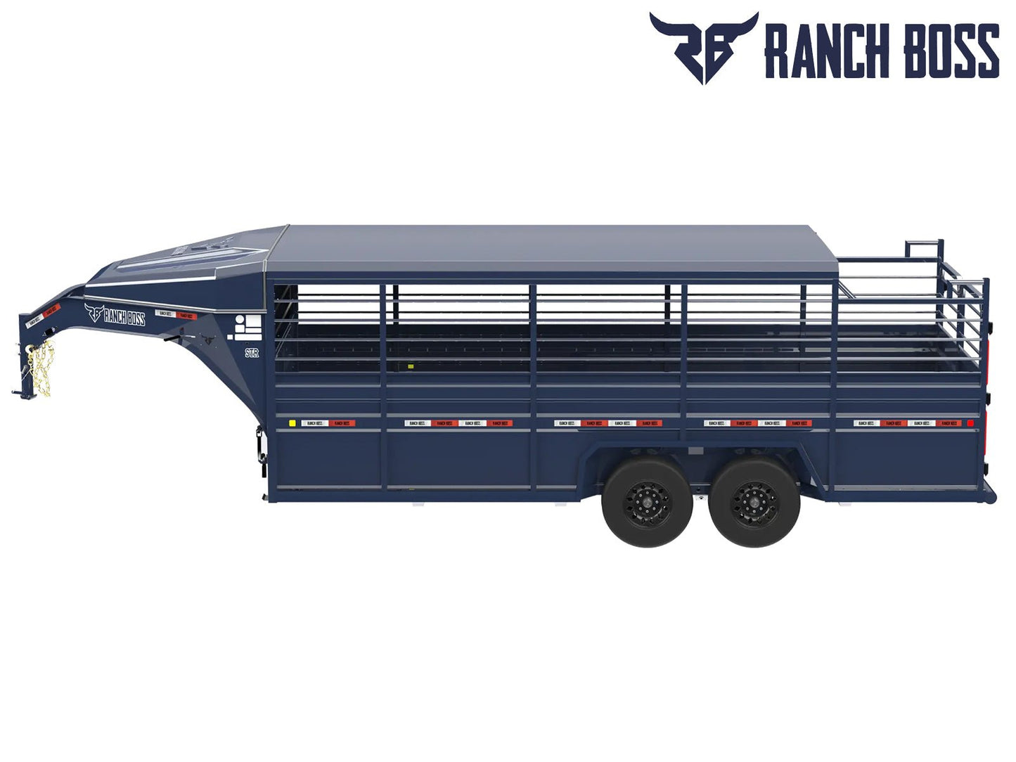 Ranch Boss 3/4 Top Gooseneck Livestock Trailer - Stryker Dealership Group
