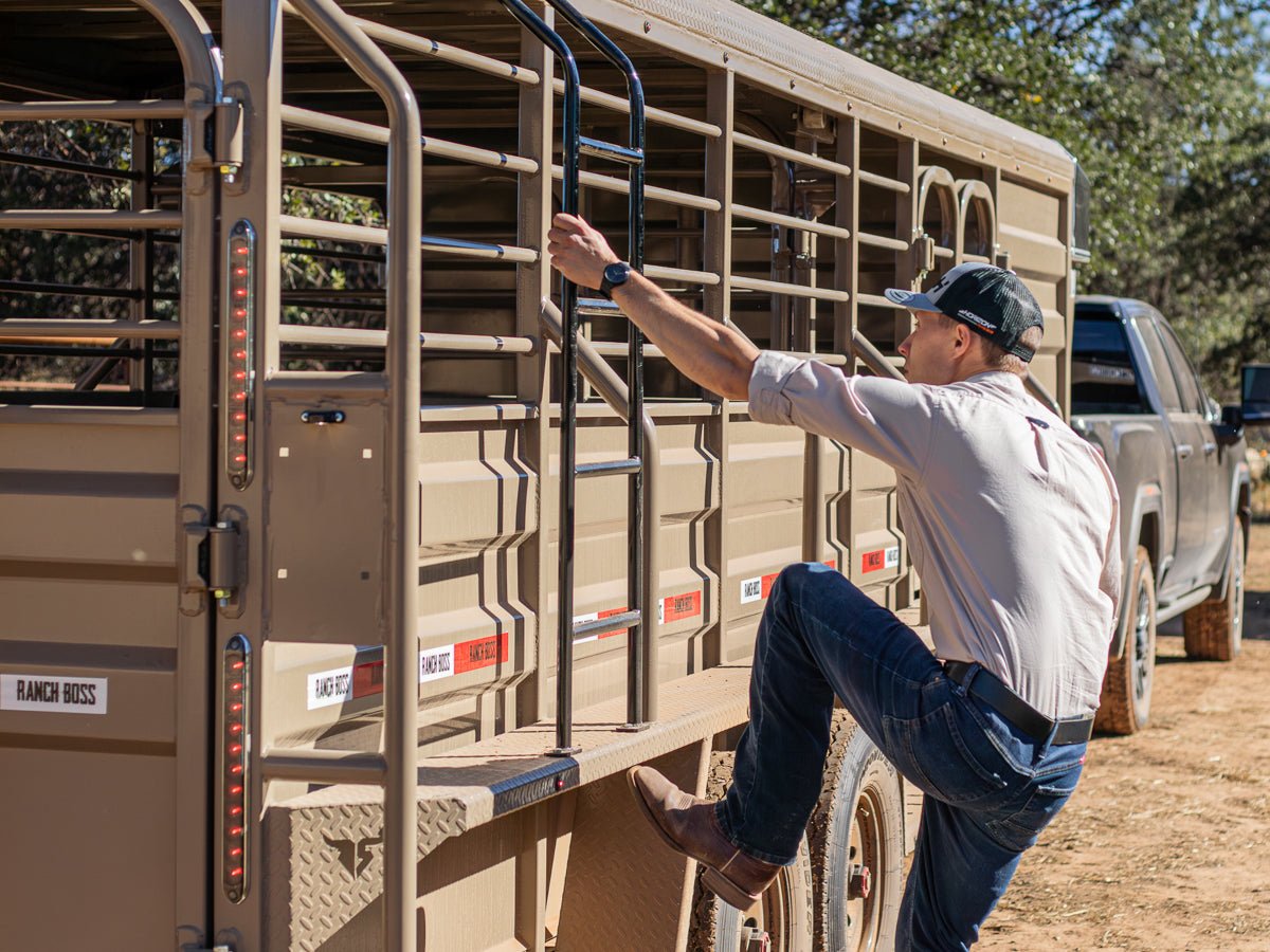 Ranch Boss Full Top Gooseneck Livestock Trailer - Stryker Dealership Group