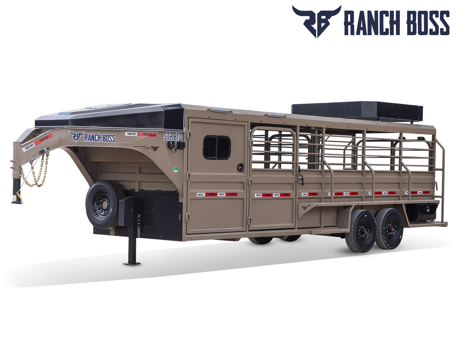 Ranch Boss Full Top Gooseneck Livestock Trailer - Stryker Dealership Group