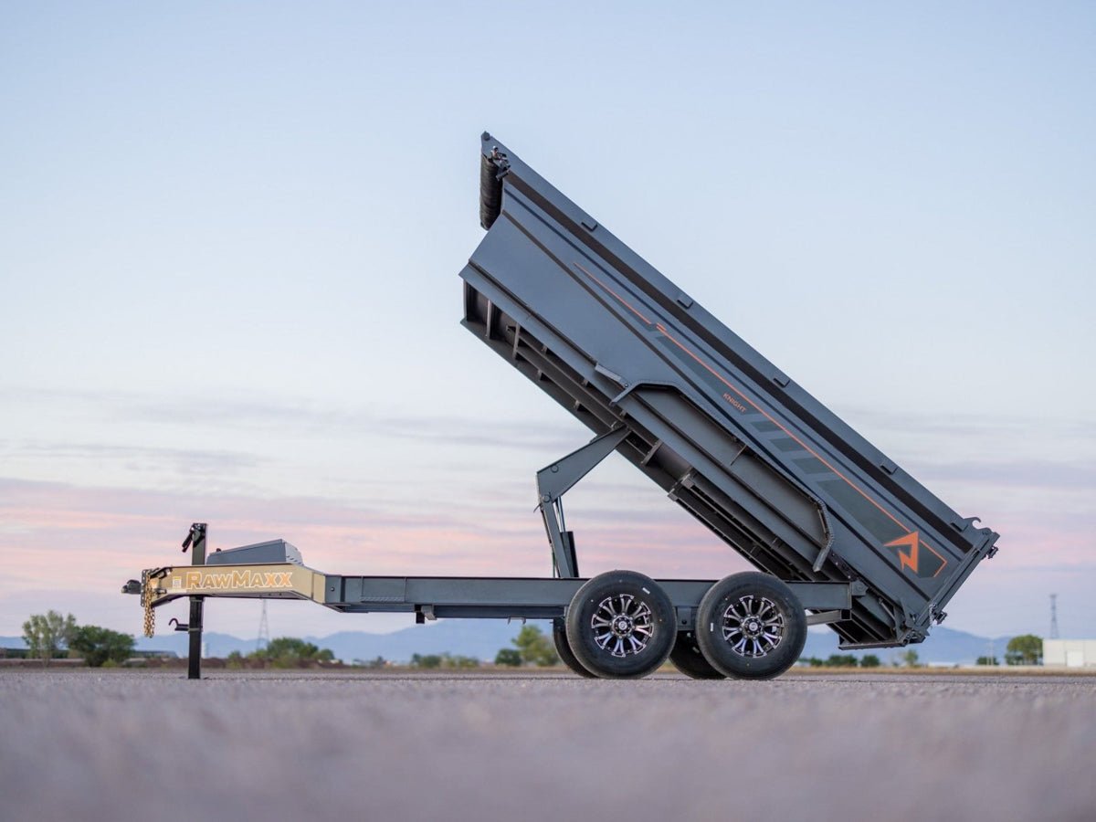 RawMaxx GDX Knight 3D Bumper Pull Dump Trailer - Stryker Dealership Group