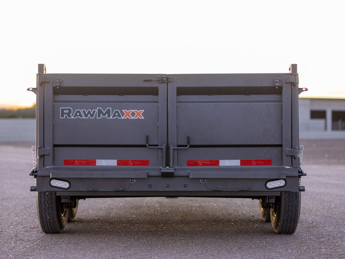 RawMaxx GDX Knight 3D Bumper Pull Dump Trailer - Stryker Dealership Group