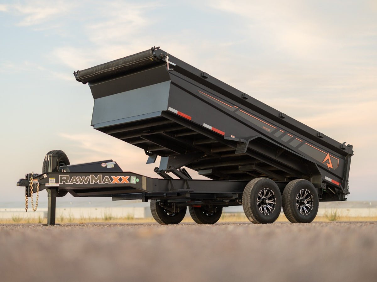 RawMaxx GDX Knight 3D Bumper Pull Dump Trailer - Stryker Dealership Group