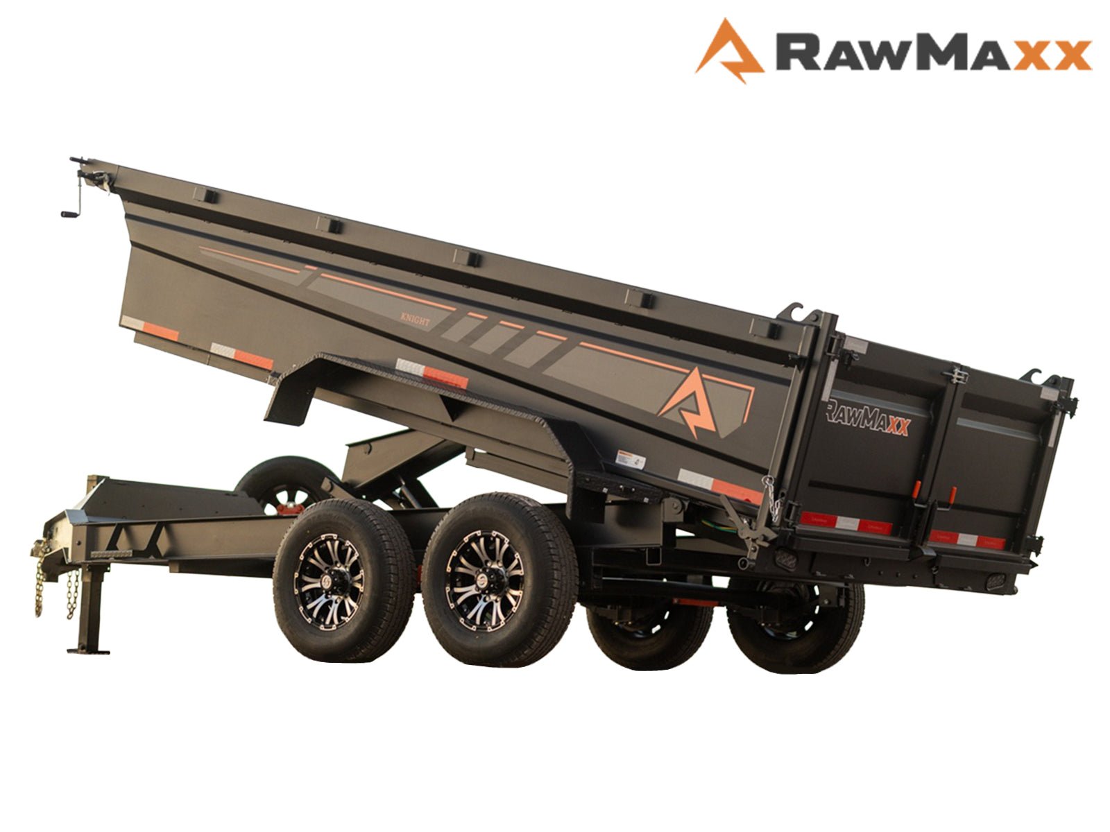 RawMaxx GDX Knight 3D Bumper Pull Dump Trailer - Stryker Dealership Group