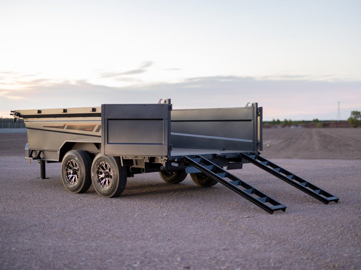 RawMaxx GDX Knight 3D Bumper Pull Dump Trailer - Stryker Dealership Group