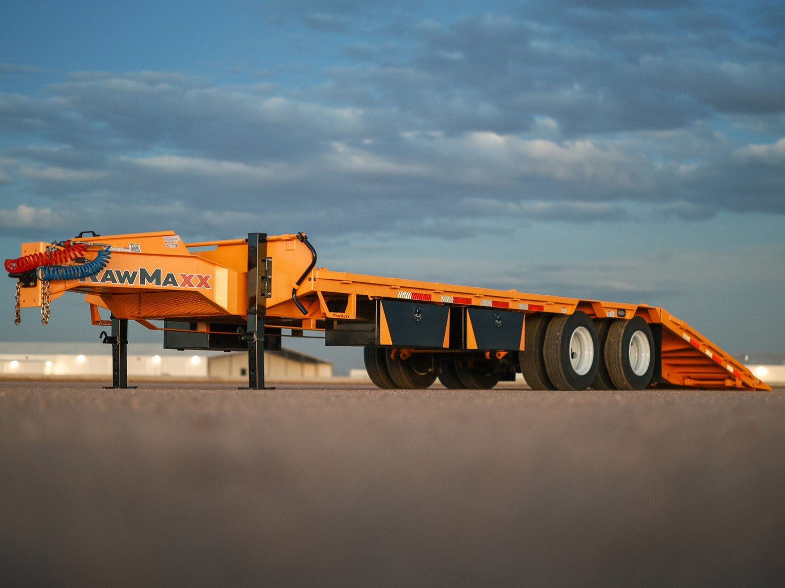 RawMaxx PHX Pintle Hydraulic Tail Equipment Trailer - Stryker Dealership Group