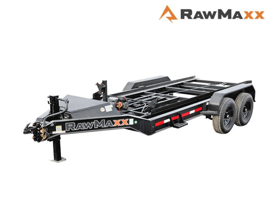 RawMaxx 14' BP Roll Off Base (2) 7k Axles - Roll Off Base Trailer/RO 14' Bumper Pull - Stryker Dealership Group