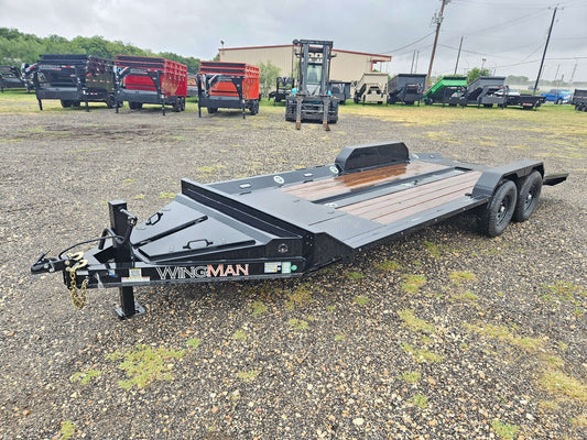 RawMaxx - 22' WMX Single Car Trailer 83" Wide (2) 7k Torsion Axles Slide Out Ramps 113413 - Single Car Trailers - Stryker Dealership Group