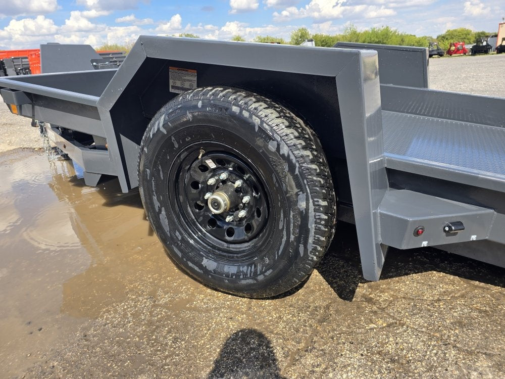 Scissor Hauler 12' x 79" wide - 7K Axles - Scissor Tilt - Stryker Dealership Group