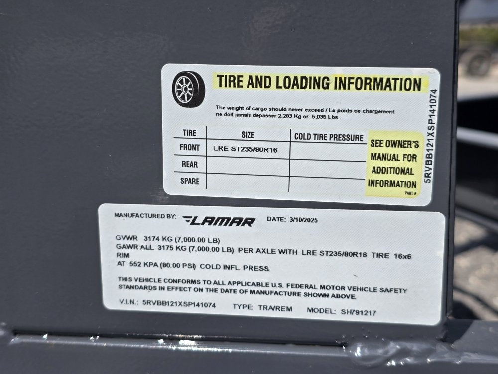 Scissor Hauler 12' x 79" wide - 7K Axles - Scissor Tilt - Stryker Dealership Group