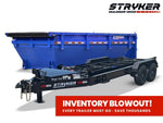 Stryker 14' BP Roll off Bundle (2) 7k Axles + 1 Bin w/ 4' Walls 2579 - Stryker Dealership Group