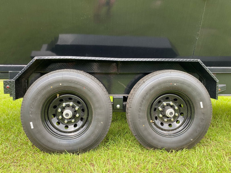 Stryker 14' BP Roll off Bundle (2) 7k Axles + 3 Bins w/ 4' Walls 00234A - Stryker Dealership Group