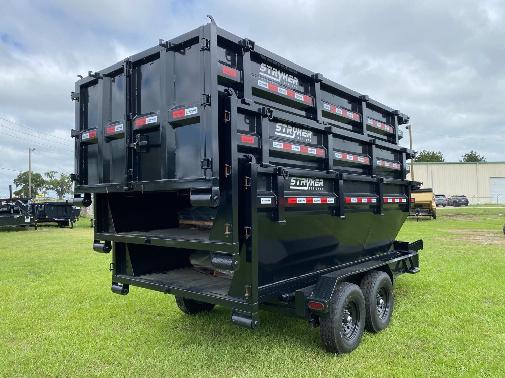 Stryker 14' BP Roll off Bundle (2) 7k Axles + 3 Bins w/ 4' Walls 00234A - Stryker Dealership Group