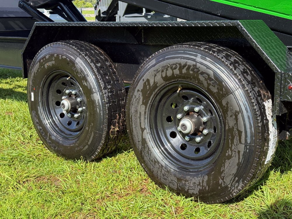 Stryker 16' BP Roll off Bundle (2) 7k Axles + 1 Bin w/ 4' Walls 2549-E - Stryker Dealership Group
