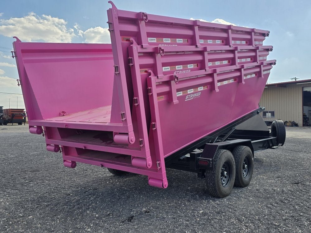 Stryker 16' BP Roll Off Bundle (2) 7k Axles + 3 Bins w/ 4' Walls 2700 - Stryker Dealership Group