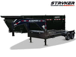 Stryker 16' GN Roll off Bundle (2) 7k Axles + 1 Bin w/ 4' Walls 2581-E - Stryker Dealership Group