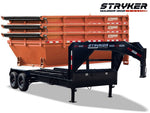 Stryker 16' GN Roll off Bundle (2) 8k Axles + 3 Bins w/ 4' Walls 2886-B - Stryker Dealership Group