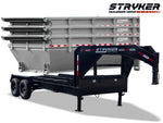 Stryker 16' GN Roll off Bundle (2) 8k Axles + 3 Bins w/ 4' Walls 2886-C - Stryker Dealership Group