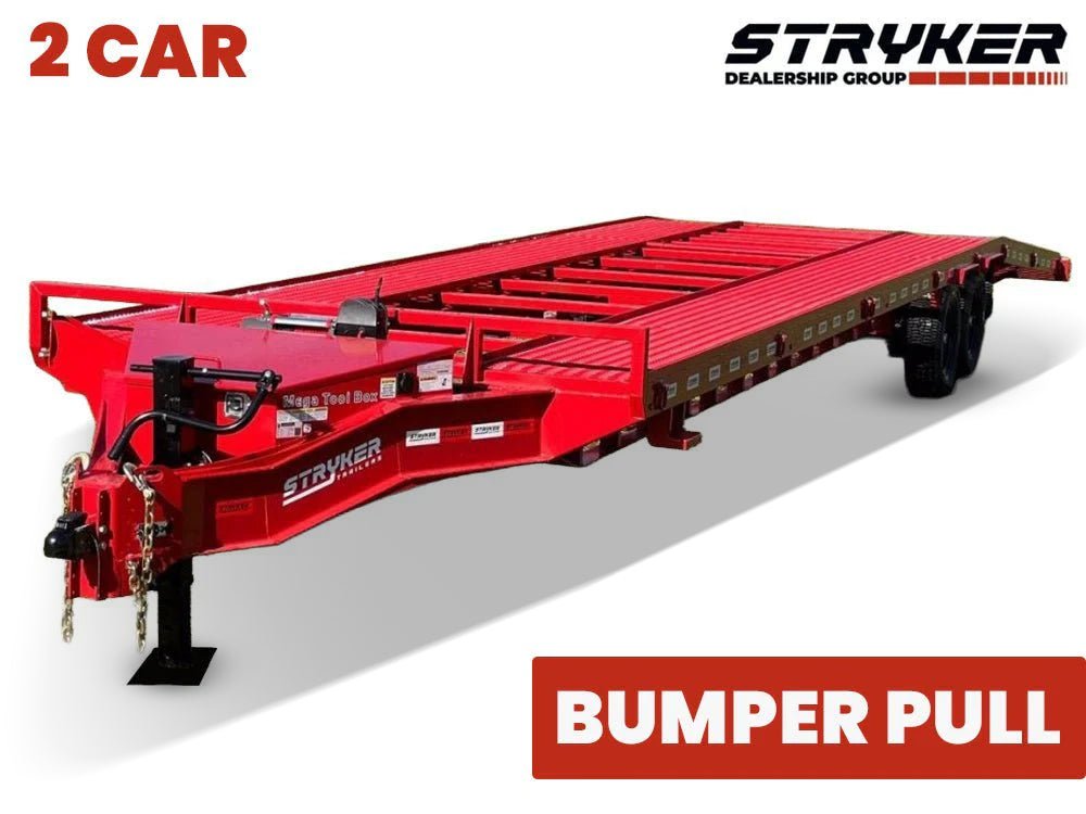 Stryker 36' Mesh Bumper Pull Two Car Trailer – Stryker Dealership Group