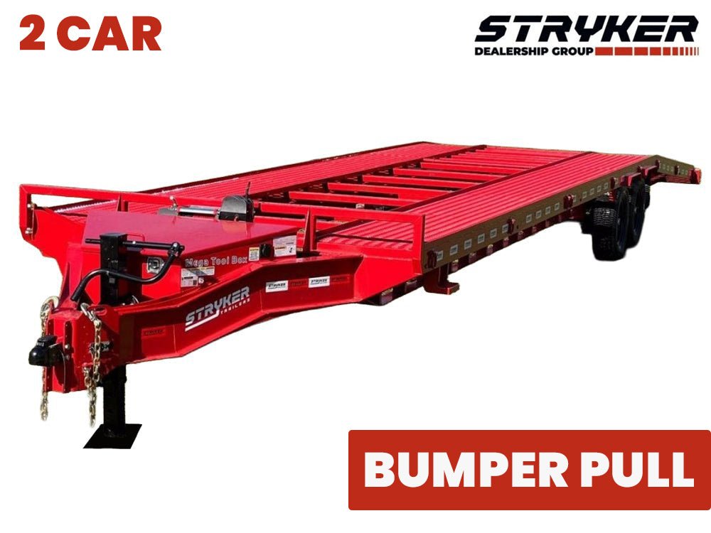 Stryker 36' Mesh Bumper Pull Two Car Trailer - Stryker Dealership Group
