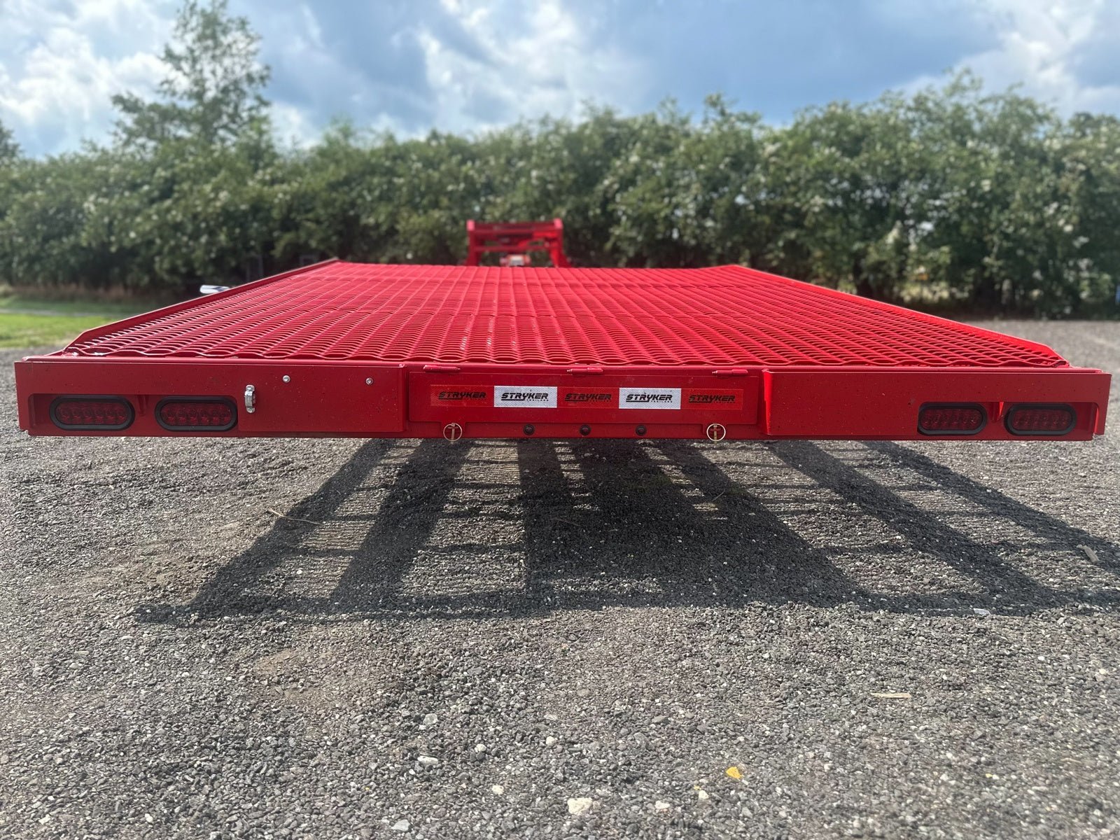 Stryker 44' Full Width Mesh Deck Truck and Van Trailer (3) 7k Axles 14ply Tires w/winch - Stryker Dealership Group