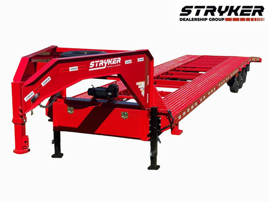 Stryker 44' Mesh Deck Truck and Van Trailer (3) 7k Axles 14ply Tires w/winch - Stryker Dealership Group