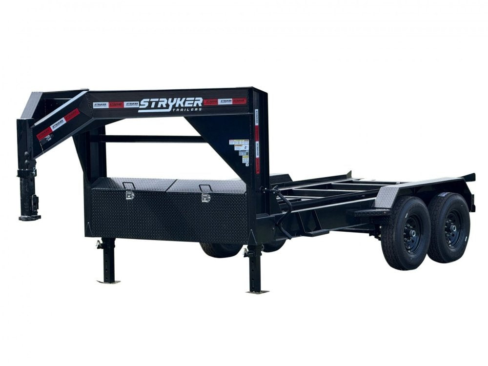 Stryker 14' BP Roll Off Base (2) 7K Axles - Roll Off Base Trailer/RO 14' Gooseneck - Stryker Dealership Group