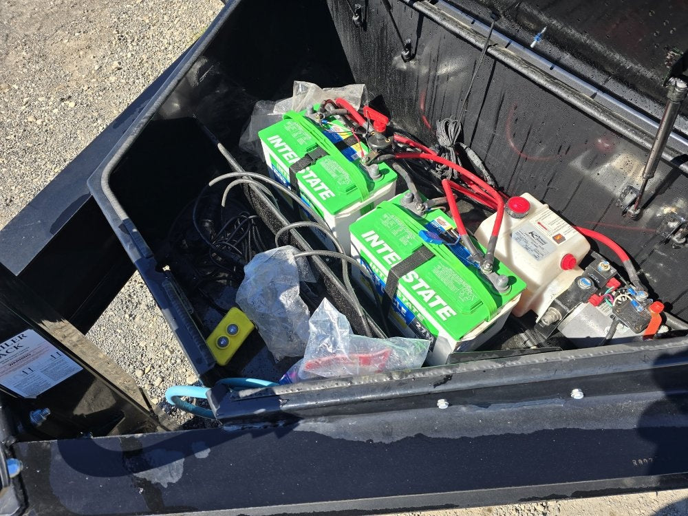 Stryker 14' BP Roll off Bundle (2) 7k Axles + 1 Bin w/ 4' Walls - Roll Off Packages/RO 14' Bumper Pull - Stryker Dealership Group