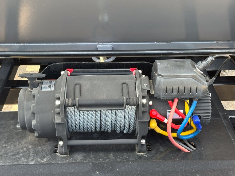 Stryker 14' BP Roll Off Bundle (2) 7k Axles + 2 Bins w/ 4' Walls - Roll Off Packages/14' Bumper Pull - Stryker Dealership Group