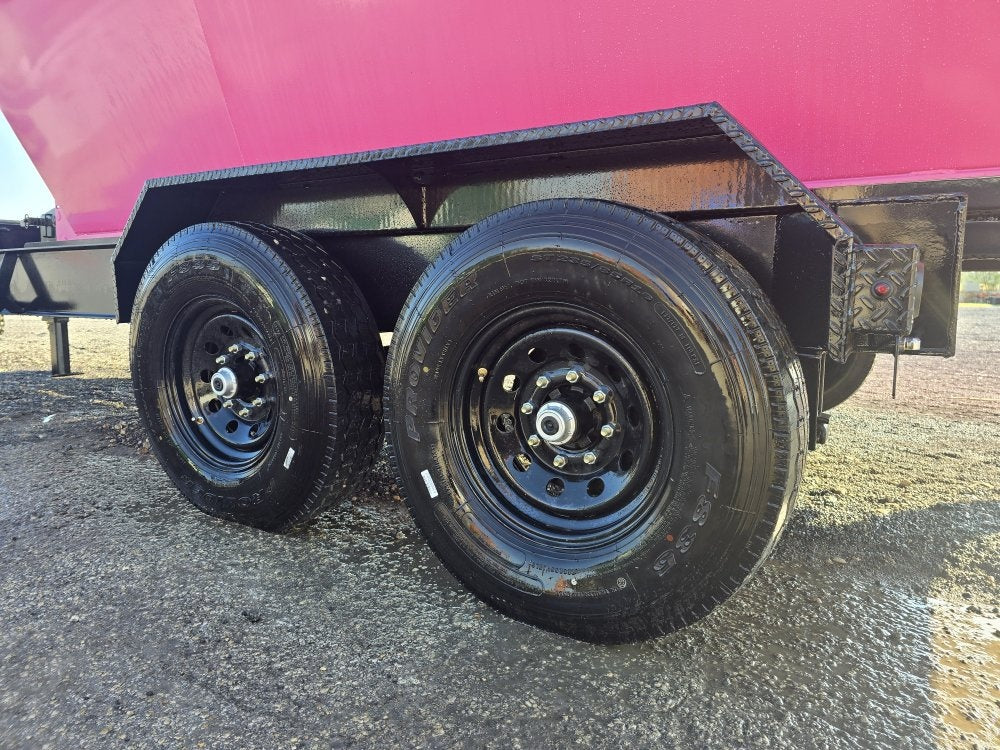 Stryker 14' BP Roll Off Bundle (2) 7k Axles + 2 Bins w/ 4' Walls - Roll Off Base Trailer/RO 14' Bumper Pull - Stryker Dealership Group