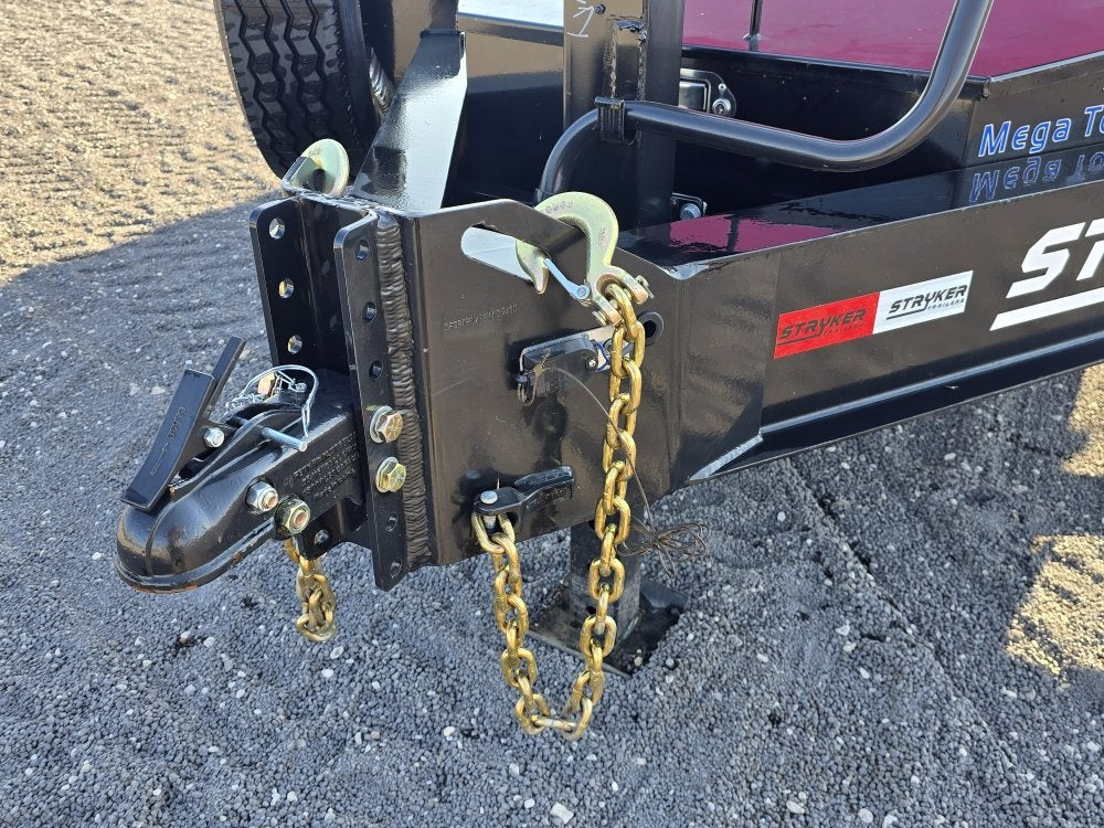 Stryker 14' BP Roll Off Bundle (2) 7k Axles + 2 Bins w/ 4' Walls - Roll Off Base Trailer/RO 14' Bumper Pull - Stryker Dealership Group