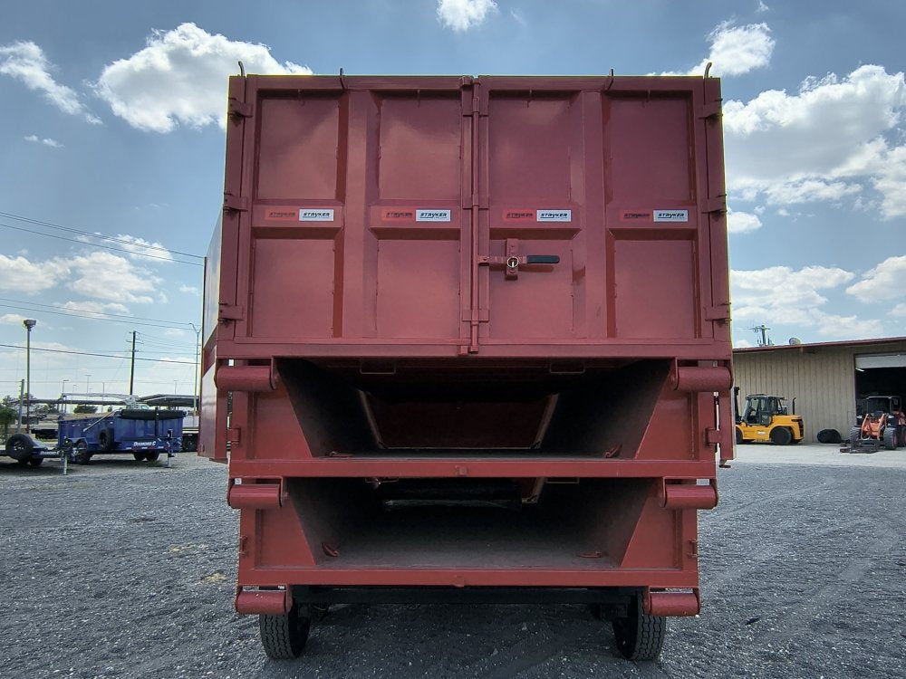 Stryker 14' BP Roll Off Bundle (2) 7k Axles + 3 Bins w/ 4' Walls - Roll Off Packages/14' Bumper Pull - Stryker Dealership Group
