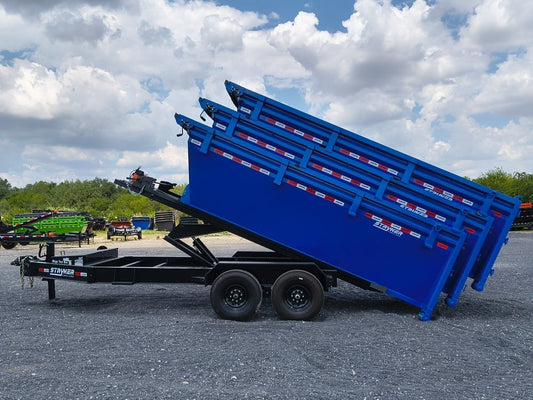 Stryker 14' BP Roll Off Bundle (2) 7k Axles + 3 Bins w/ 4' Walls - Roll Off Packages/14' Bumper Pull - Stryker Dealership Group