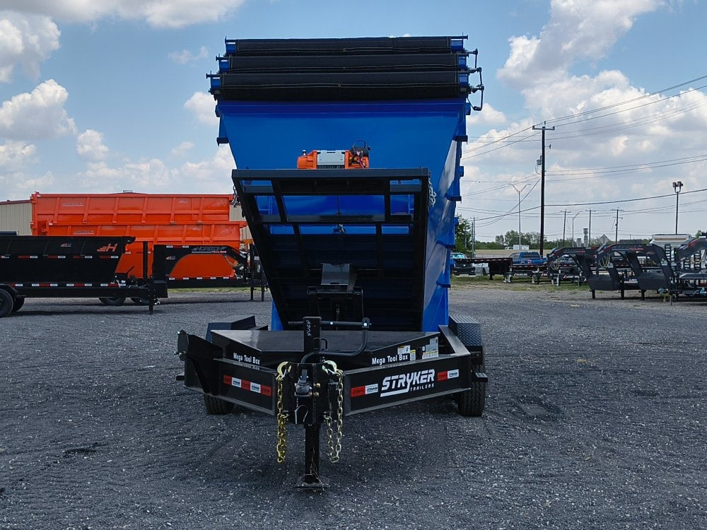 Stryker 14' BP Roll Off Bundle (2) 7k Axles + 3 Bins w/ 4' Walls - Roll Off Packages/14' Bumper Pull - Stryker Dealership Group