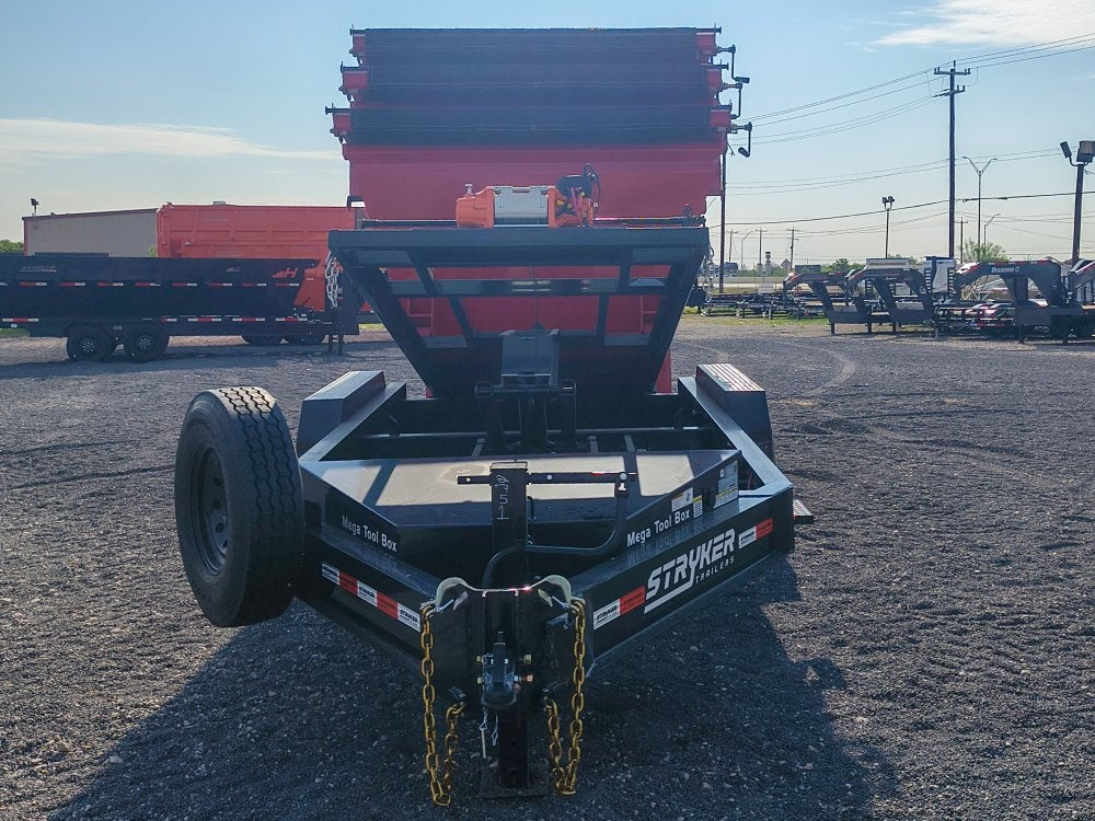 Stryker 14' BP Roll Off Bundle (2) 7k Axles + 3 Bins w/ 4' Walls - Roll Off Packages/14' Bumper Pull - Stryker Dealership Group
