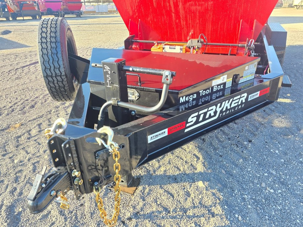 Stryker 14' BP Roll Off Bundle (2) 7k Axles + 3 Bins w/ 4' Walls - Roll Off Base Trailer/RO 14' Bumper Pull - Stryker Dealership Group