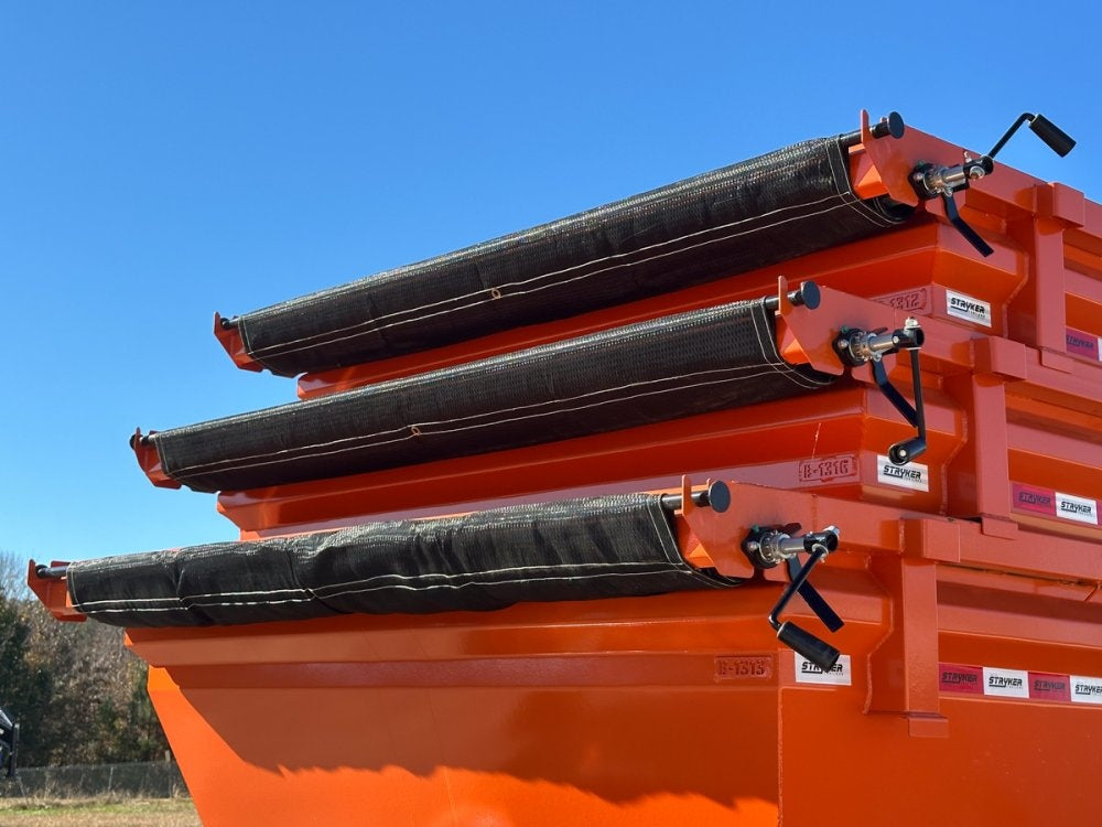 Stryker 14' BP Roll off Bundle (2) 7k Axles + 3 Bins w/ 4' Walls - Roll Off Packages/RO 14' Bumper Pull - Stryker Dealership Group