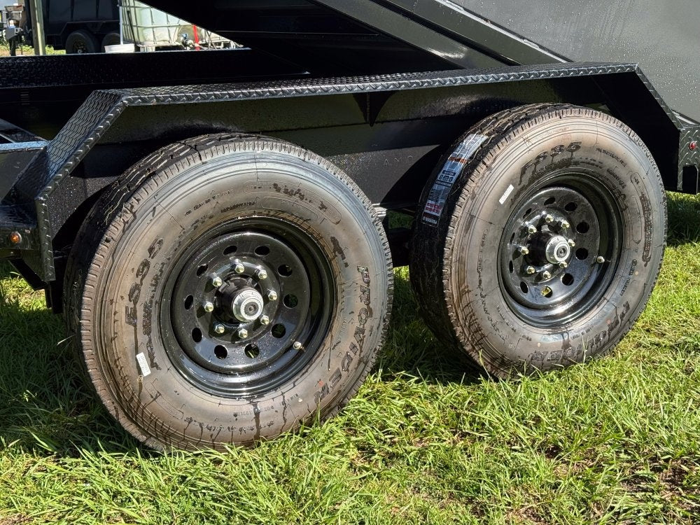 Stryker 14' BP Roll off Bundle (2) 7k Axles + 3 Bins w/ 4' Walls - Roll Off Packages/RO 14' Bumper Pull - Stryker Dealership Group