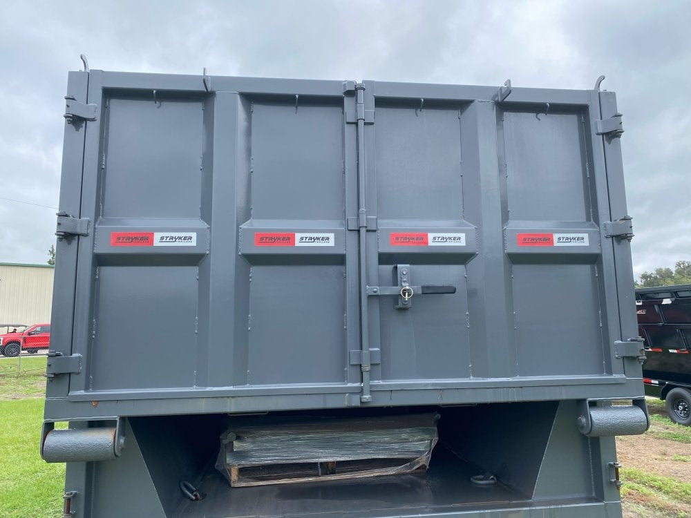 Stryker 14' BP Roll off Bundle (2) 7k Axles + 3 Bins w/ 4' Walls - Roll Off Packages/RO 14' Bumper Pull - Stryker Dealership Group