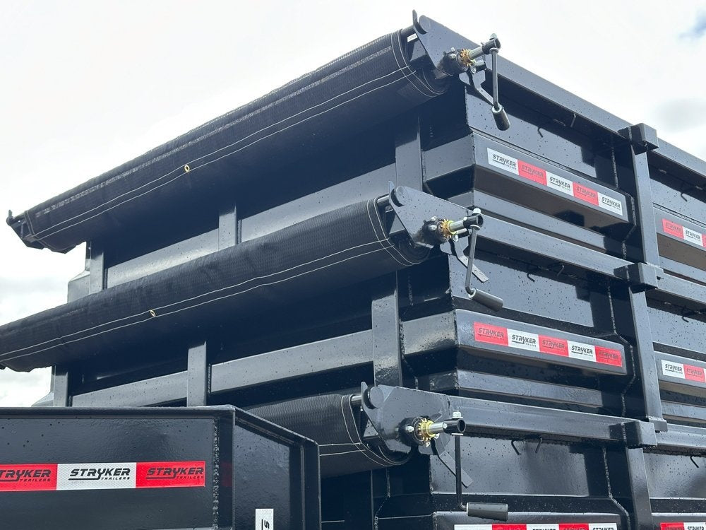 Stryker 14' GN Roll Off Bundle (2) 7k Axles + 3 Bins w/ 4' Walls - Roll Off Packages - Stryker Dealership Group