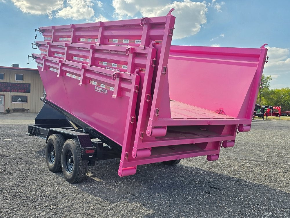 Stryker 16' BP Roll Off Base (2) 7k Axles - Roll Off Base Trailer/RO 16' Bumper Pull - Stryker Dealership Group