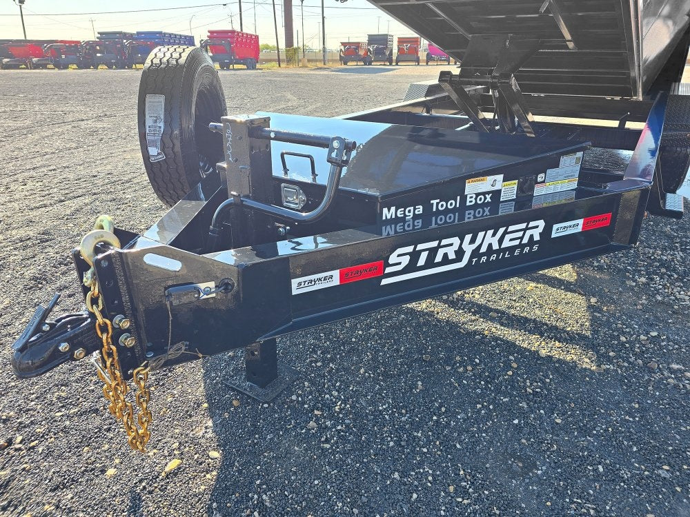 Stryker 16' BP Roll off Bundle (2) 7k Axles + 2 Bins w/ 4' Walls - Roll Off Packages/RO 16' Bumper Pull - Stryker Dealership Group