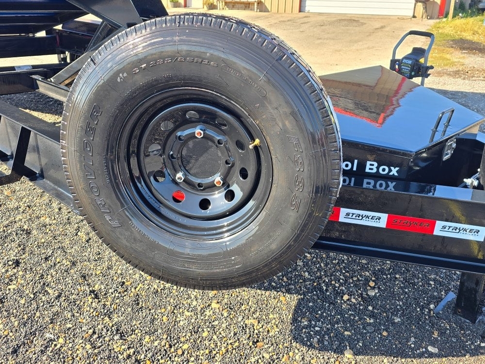 Stryker 16' BP Roll off Bundle (2) 7k Axles + 2 Bins w/ 4' Walls - Roll Off Packages/RO 16' Bumper Pull - Stryker Dealership Group